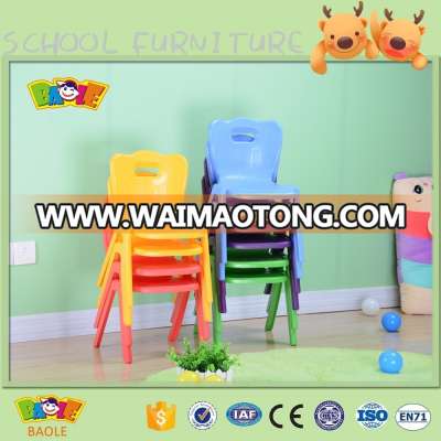 BAOLE plastic children chairs and tables/plastic chairs for child care center